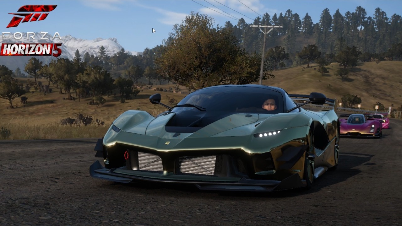 Golden Ferrari FXX-K Evo 1080 HP in Forza Horizon 5 #forzahorizon5 #frozahorizon5 #forza #gaming