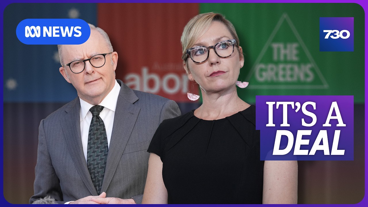 Greens strike deal with government to pass controversial tax changes | 7.30