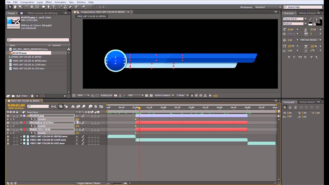 Туториал по использованию бесплатных нижних третей в Adobe After Effects