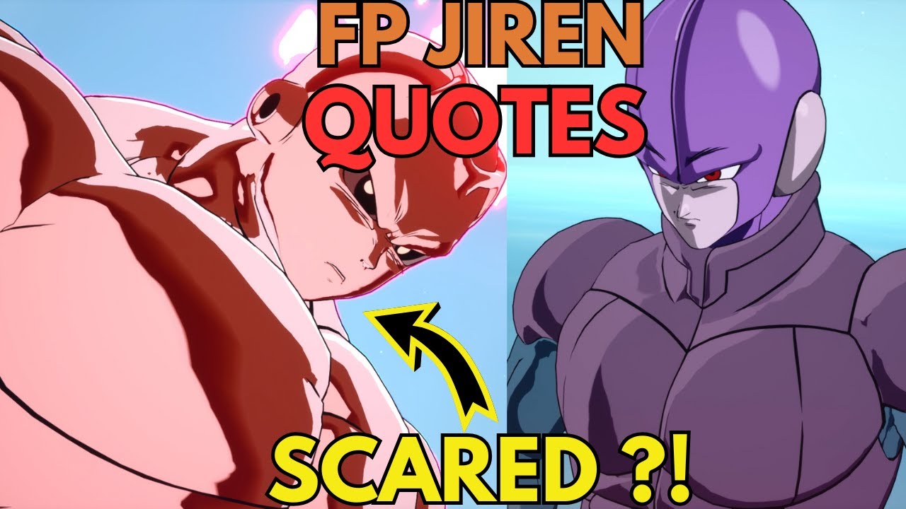 Full Power Jiren Quotes & Interactions Dragon Ball Sparking ZERO Quotes & Interactions