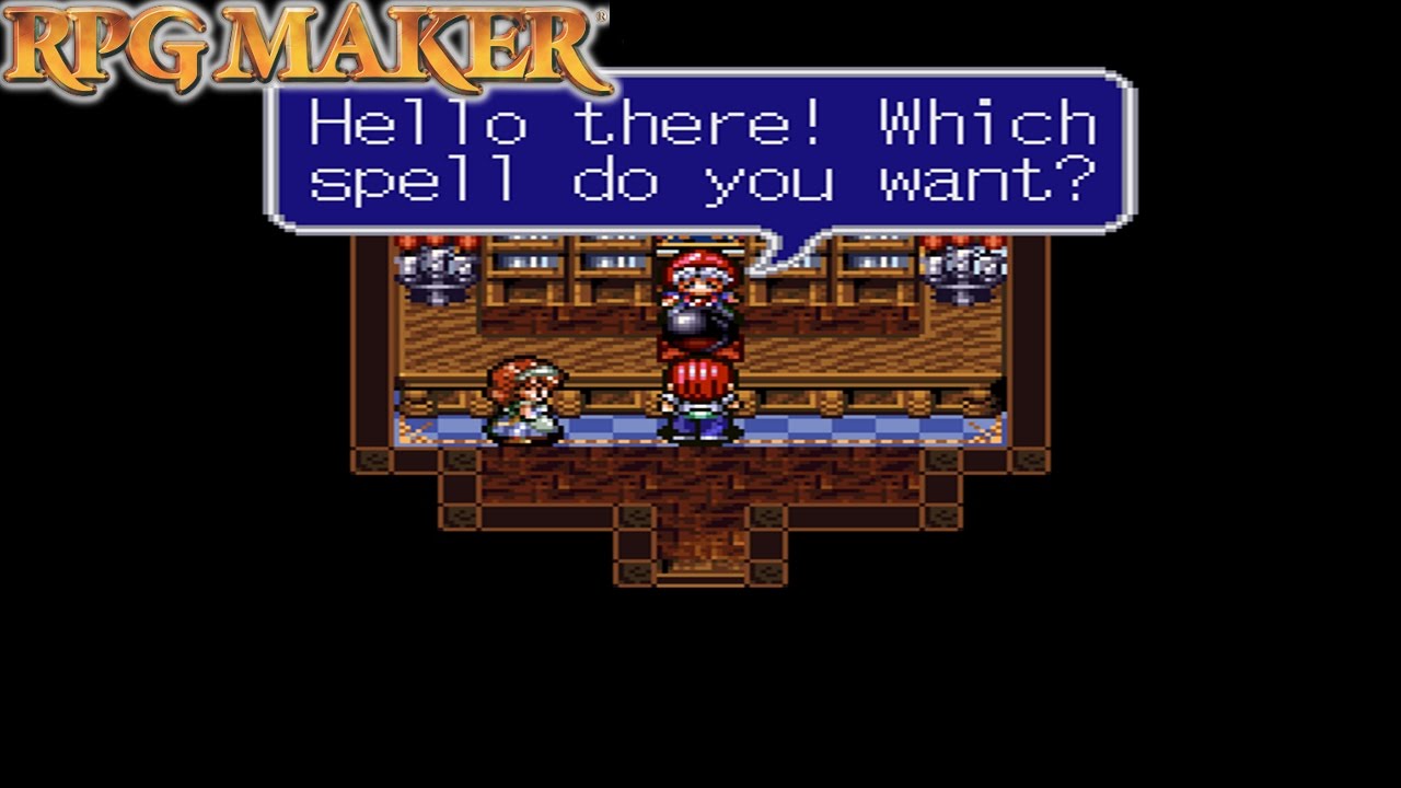 Rpg Maker Mechanics: Skill/Spell Shop System