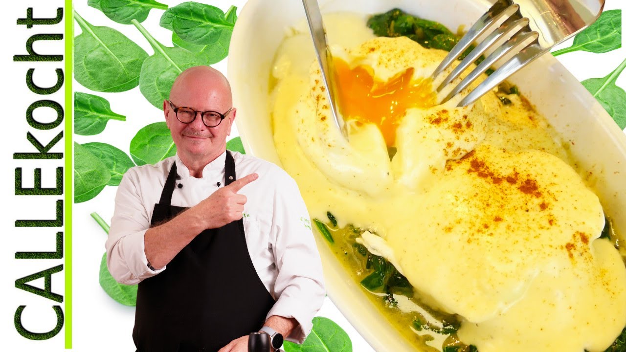 Pochierte Eier nach Omas Rezept. Der Strudel - Trick ist das Geheimnis