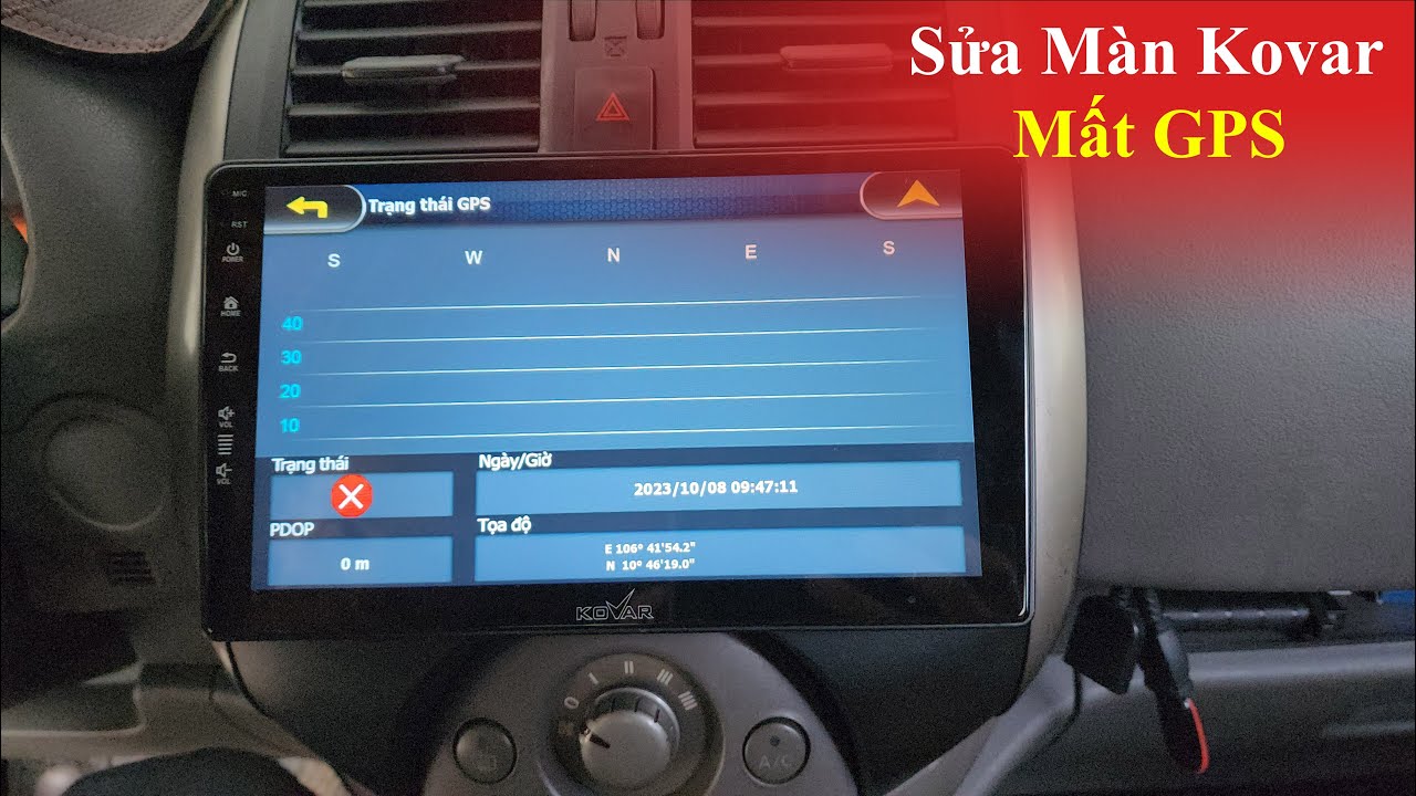 Sửa Màn Hình Android Mất GPS, Sửa Màn Hình Android Kovar Mất GPS | Hiếu Ô Tô
