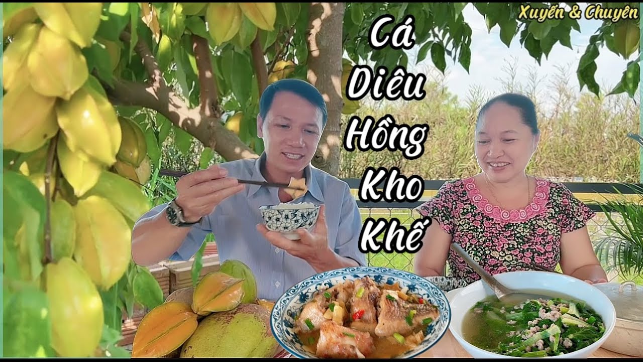 C&ugrave;ng &Ocirc;ng X&atilde; Về Vườn H&aacute;i Khế Nấu M&oacute;n &ldquo;C&aacute; Di&ecirc;u Hồng Kho Khế&rdquo;Ngon Hết Sẩy/Xuyến & Chuy&ecirc;n Family #26