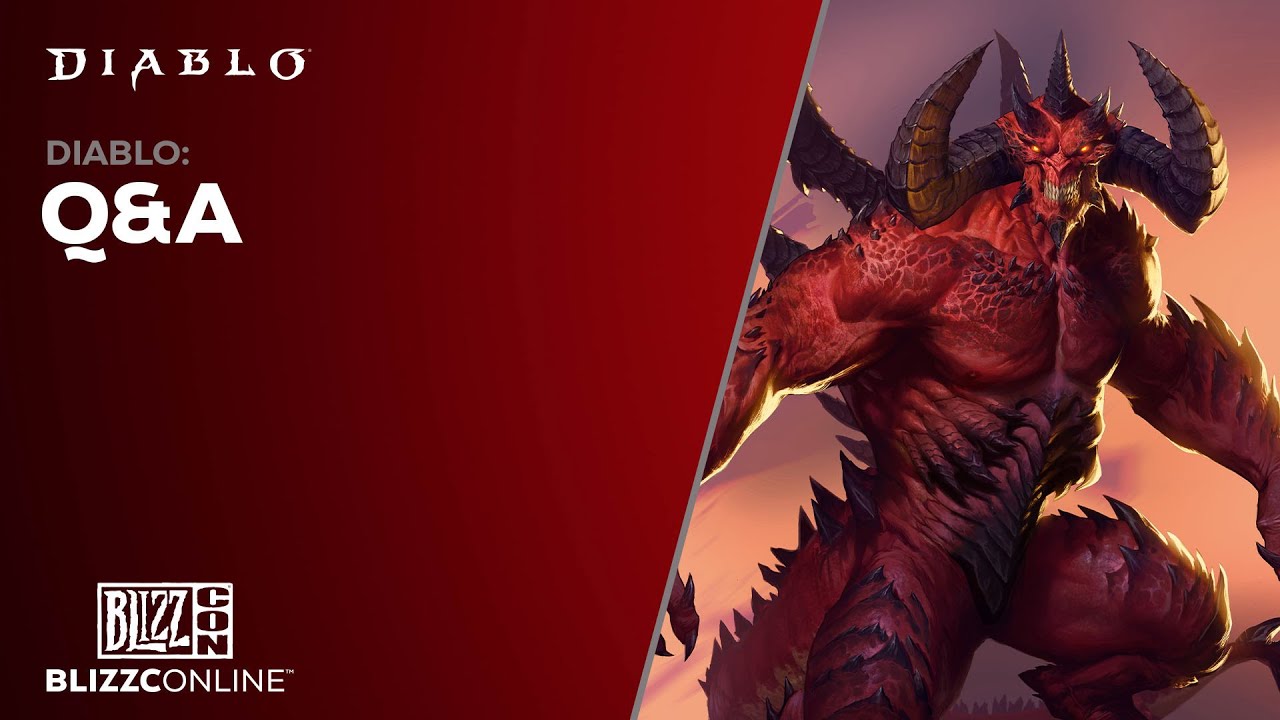 BlizzConline 2021 - Diablo Q&A