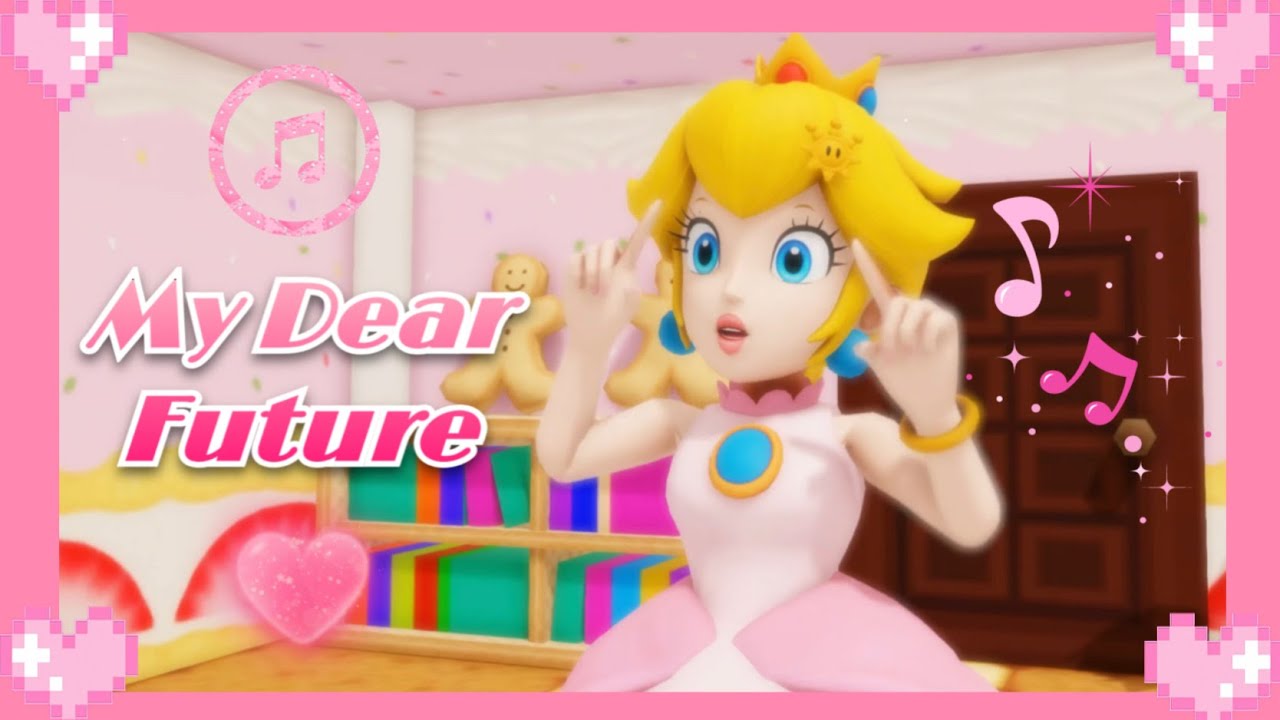 💗【MMD】Dear My Future! 初音ミク Princess Peach MMD 💗