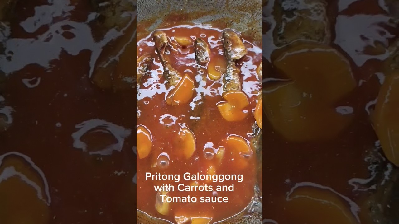 FRIED GALUNGGONG WITH TOMATO SAUCE AND CARROTS | Its Simply Jhen