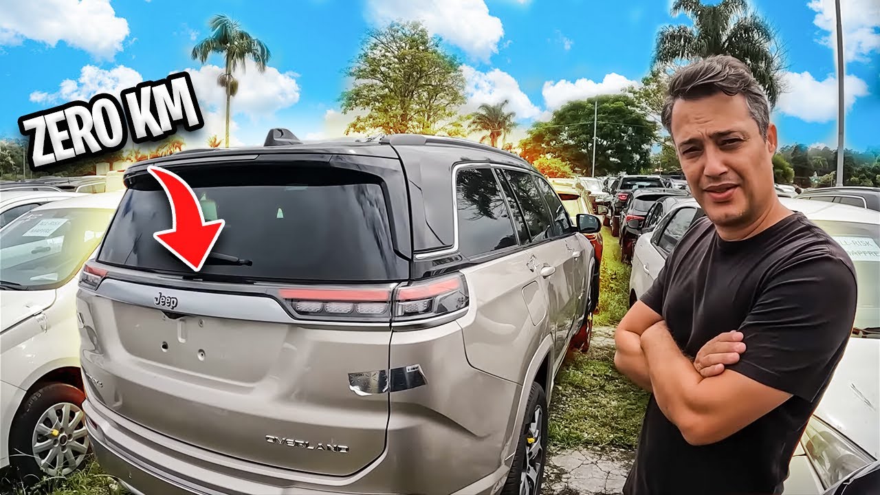 MAIOR pátio COM CARRO ZERO KM de LEILÃO do BRASIL