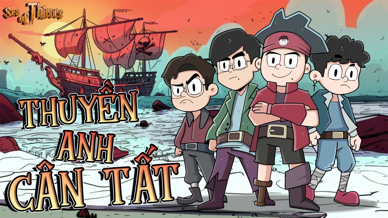 (Sea of Thieves 2024 #4) Thuyền Mixigay lần đầu ra khơi thể hiện sức mạnh cân đôi Kraken và tàu địch
