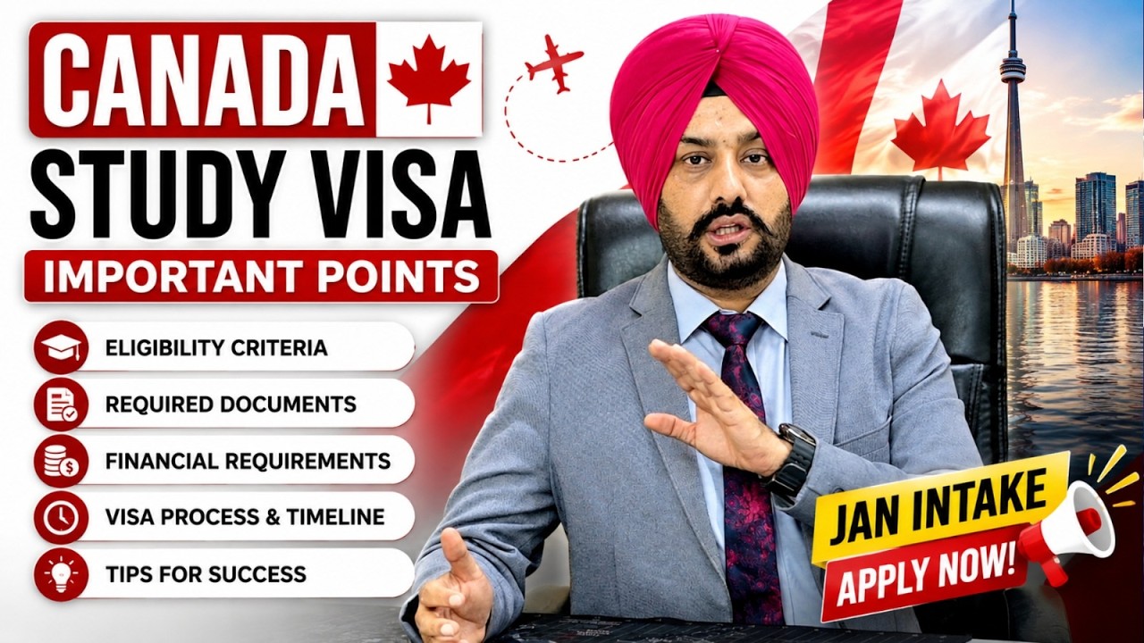 CANADA STUDY VISA IMPORTANT POINTS | STUDY VISA UPDATES 2026 |  USA CANADA UK | THE VISA OFFIC