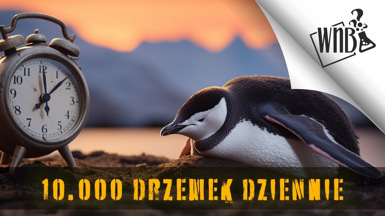 Te pingwiny śpią 10.000 razy na dobę