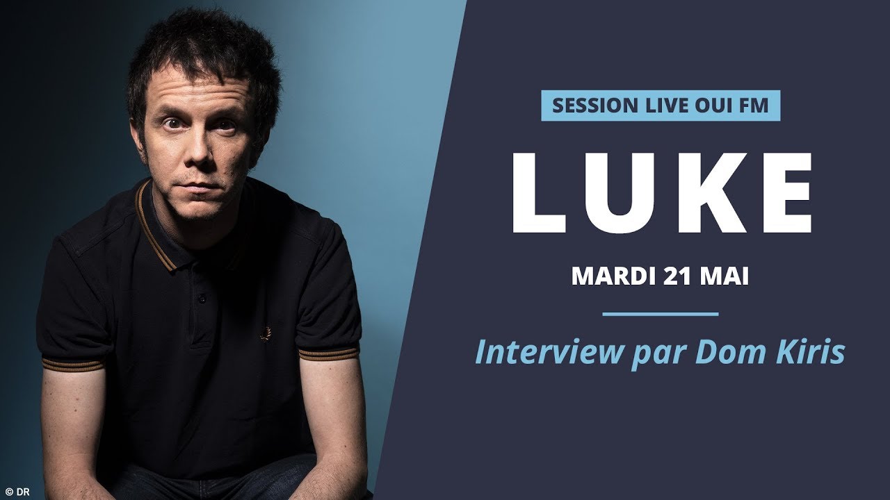 Luke en interview au micro de OUI FM