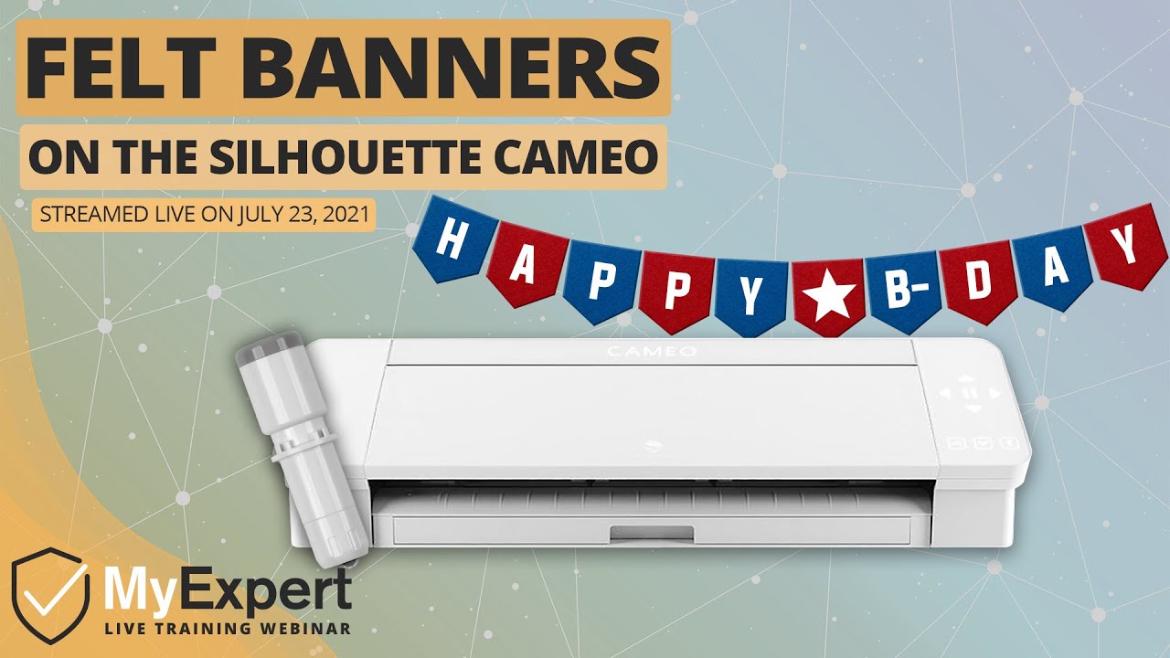 Felt Banners On The Silhouette Cameo