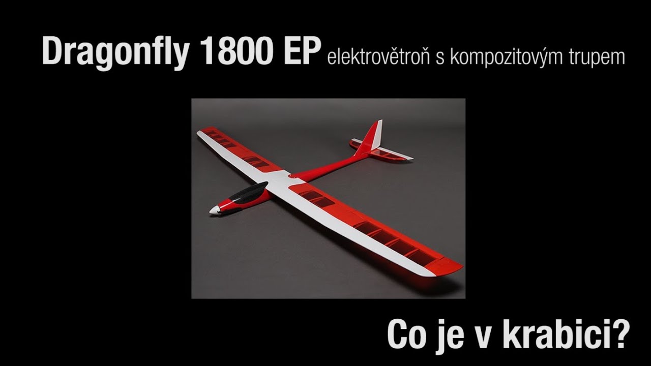 Dragonfly 1800 EP Composite Glider - CZ - Co je v krabici?