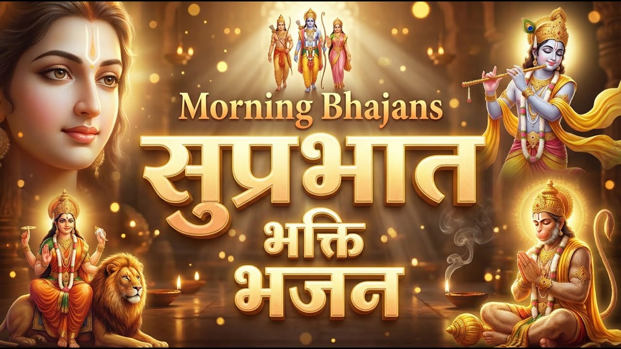 🌅 सुप्रभात भजन || दिन की शुरुआत भक्ति के साथ | Morning Bhakti & Bhajan Songs  #song #bhajan