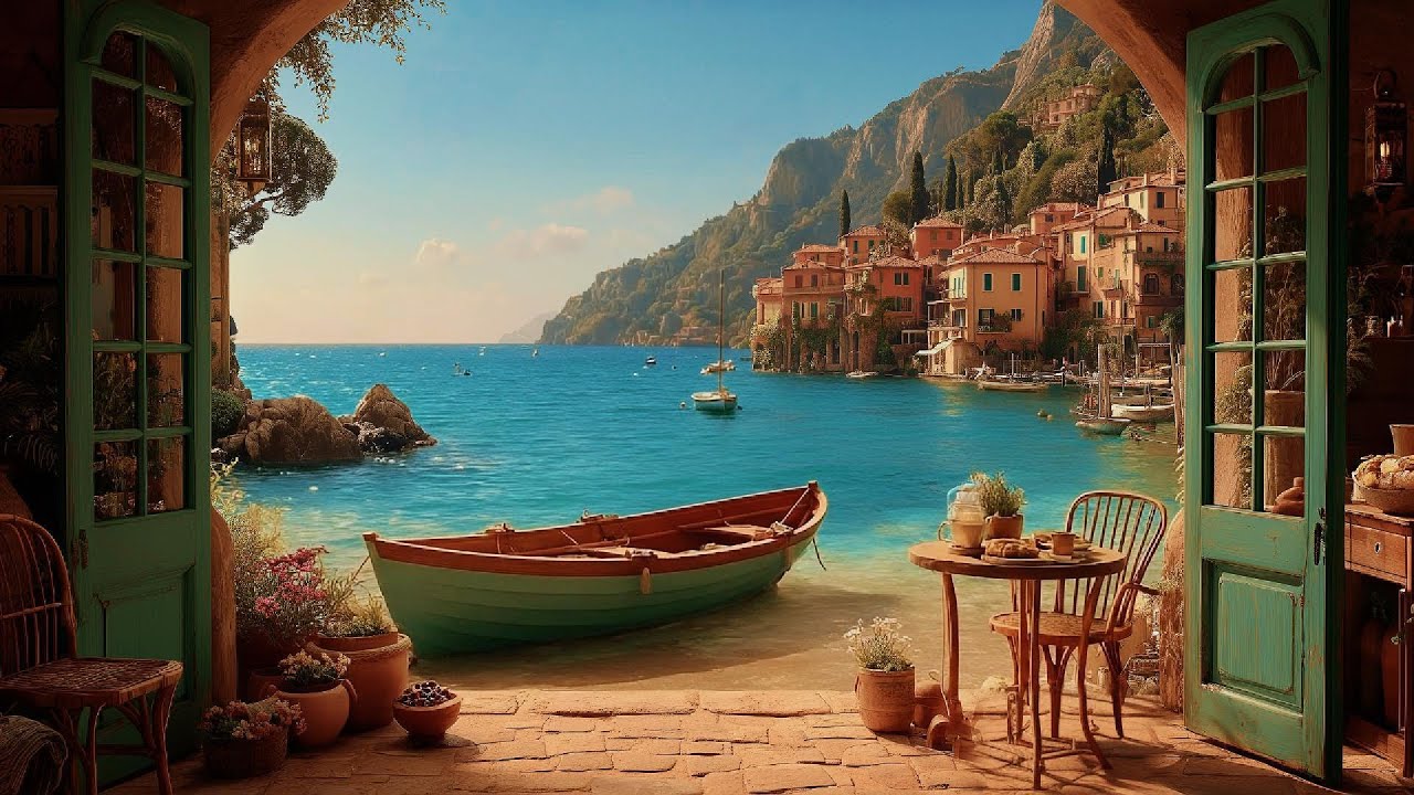 Italian Summer Bossa Nova  | Relaxing Jazz Music & Lake Como Ambience (Live)
