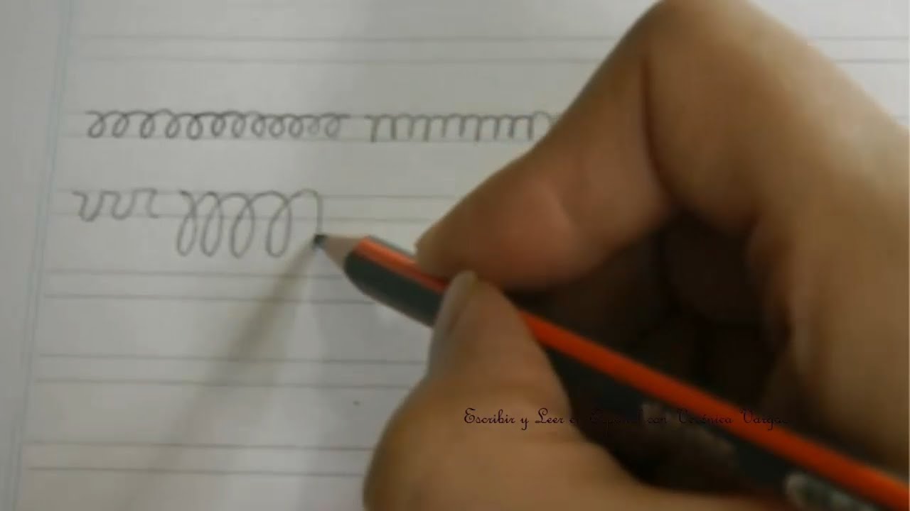 Caligrafía: Ejercicios para agilizar la mano primera parte