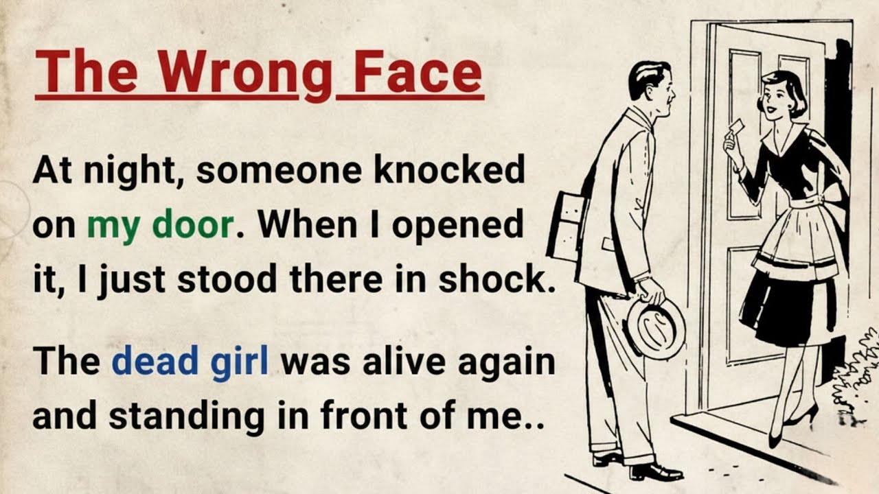 Learn English through Stories Level 3 ⭐ Wrong Face | Improve Your English | English Audio Podcast