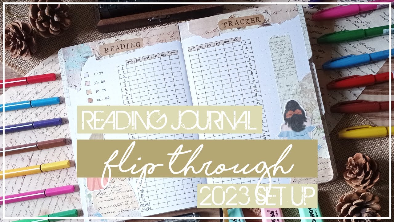 Reading Journal: 2023 Set up - Flip through