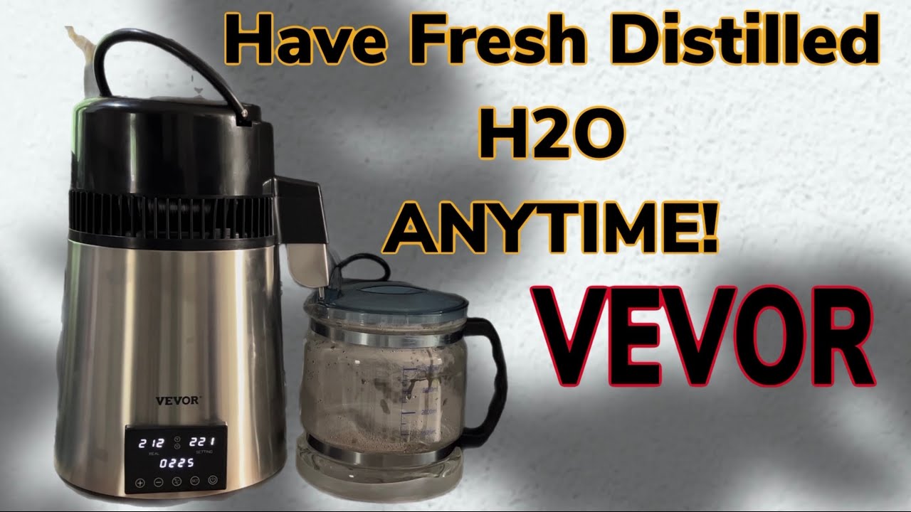 VEVOR 4L Water Distiller - The Best deal on VEVOR!  ~ Great Quality For A Great Price ~