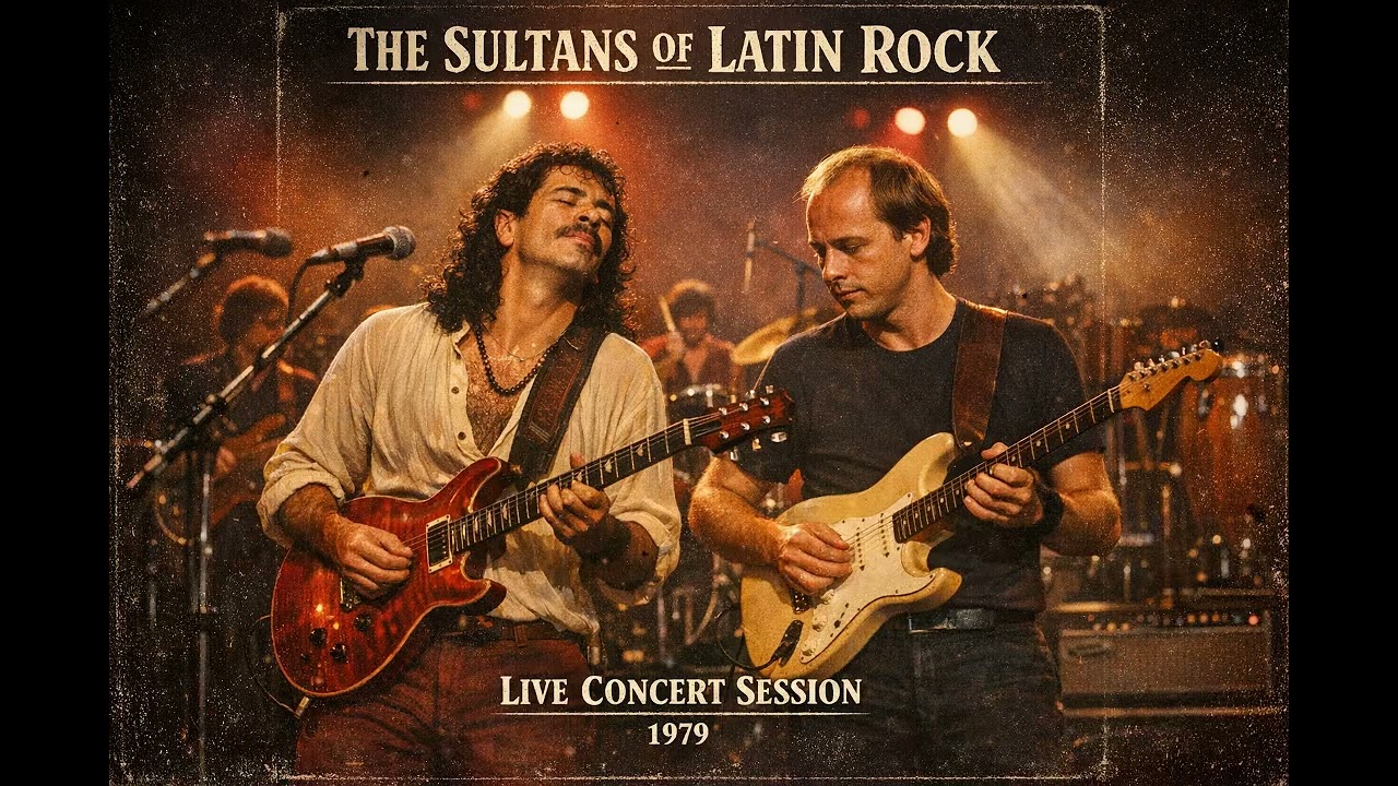 Carlos Santana & Mark Knopfler &ndash; The Sultans of Latin Rock | Legendary Guitar Tribute (Live 1980s)