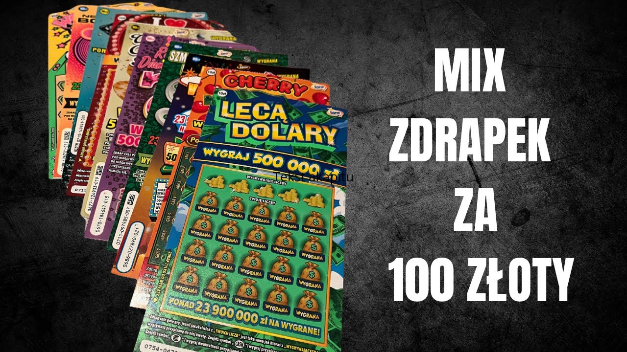 Mix zdrapek za 100 złoty