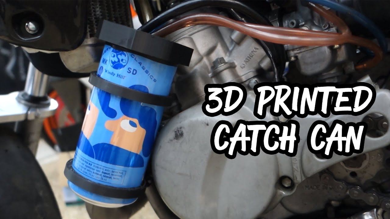 3D Printed Minimoto Catch Can
