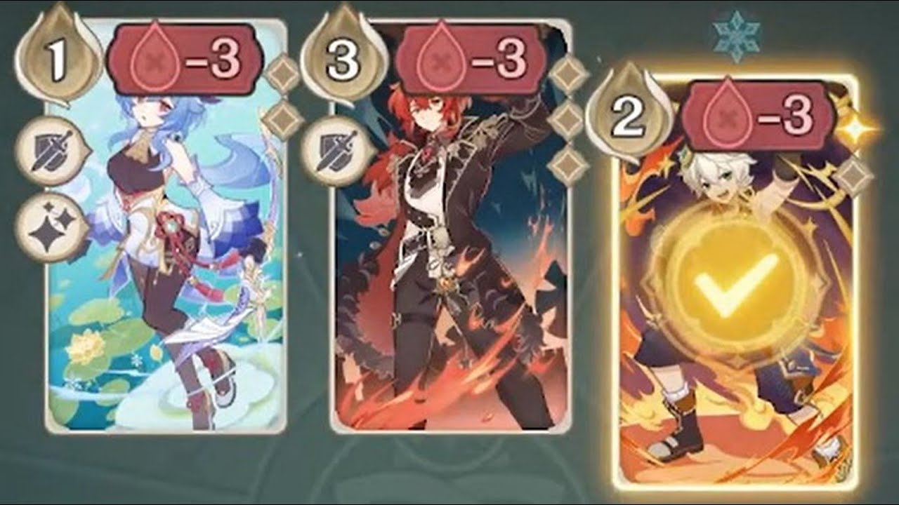 Ganyu mains in TCG