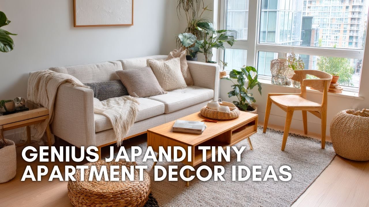 Genius Japandi Tiny Apartment Decor Ideas That Blend Serenity, Warmth, and Space-Saving Style