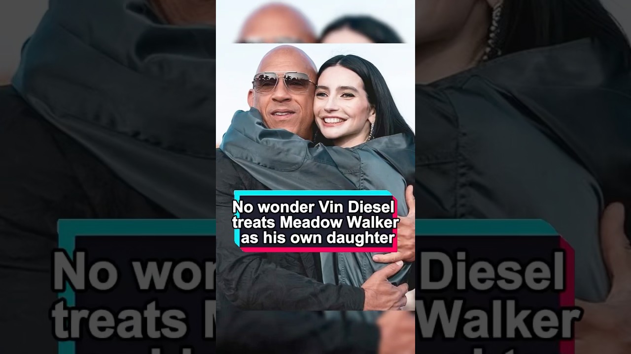 No wonder Vin Diesel treats Meadow Walker as his own daughter #hollywood #vindiesel #meadowwalker