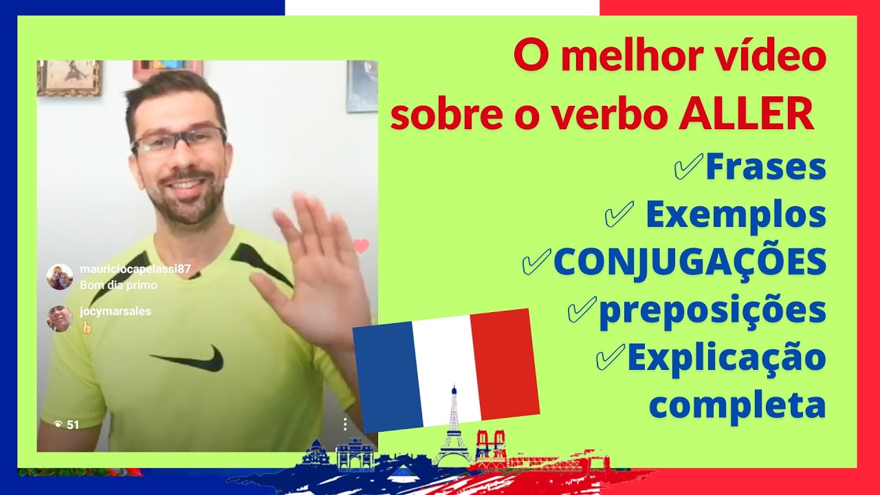 Aula de Francês - O verbo ALLER -  A melhor explicação - COMPLETO