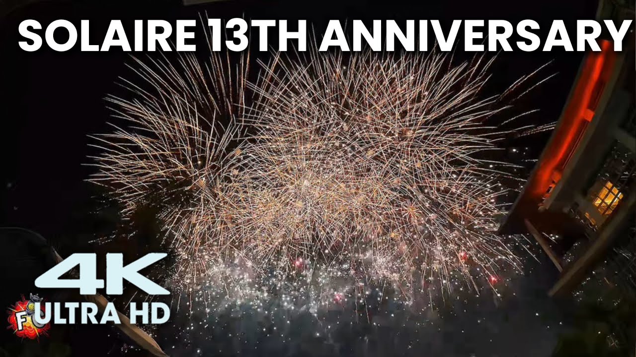 Пиромузыкальное шоу в честь 13-летия Solaire от LF Fireworks. #Solaire #Pyromusical