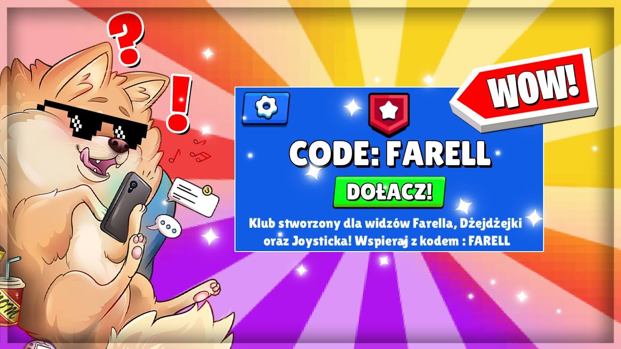 Joystick Założył SW&Oacute;J KLAN w Brawl Stars! 😱 (szukamy graczy)