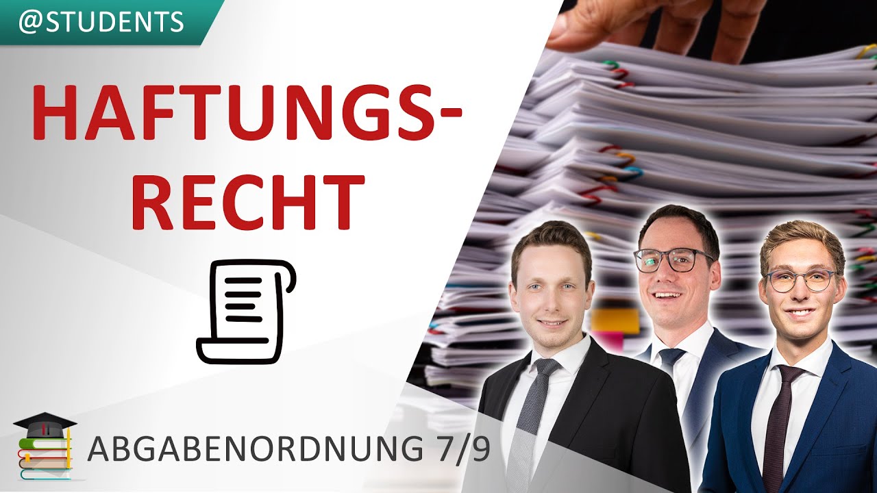 Haftung für Steuernachzahlung: Geschäftsführer, Steuerhinterzieher, Firmen-Kauf (§§ 69-75) | AO 7/9