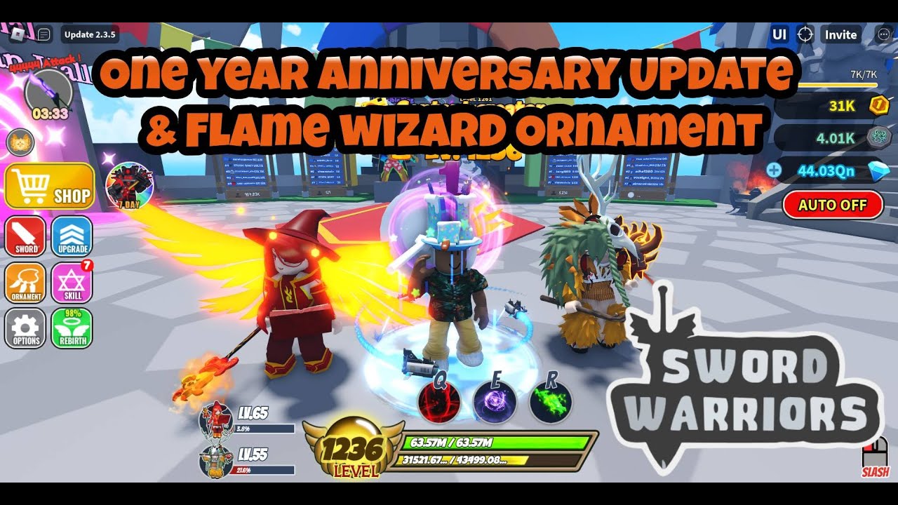 Sword Warriors 1 Year Anniversary  2.3.5 Update Flame Wizard Ornament (Part 1)