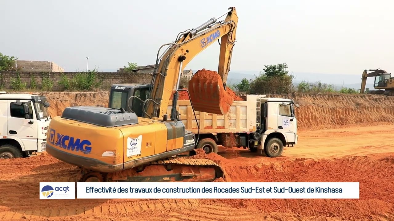 Effectivité des travaux de construction des Rocades Sud-Est et Sud-Ouest de Kinshasa