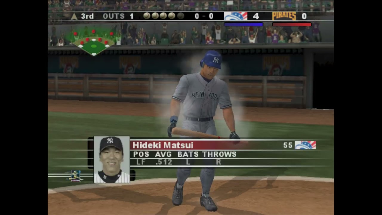 MLB Slugfest 2006 - Season 1 - World Series - Game 3 - Yankees vs. Pirates