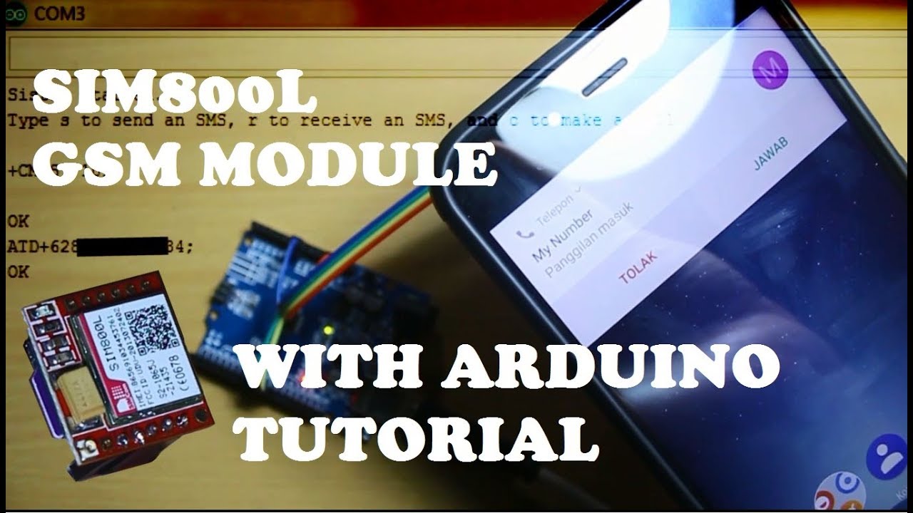 Учебное пособие по SIM800L с Arduino. Как отправлять и получать SMS, а также совершать звонки.