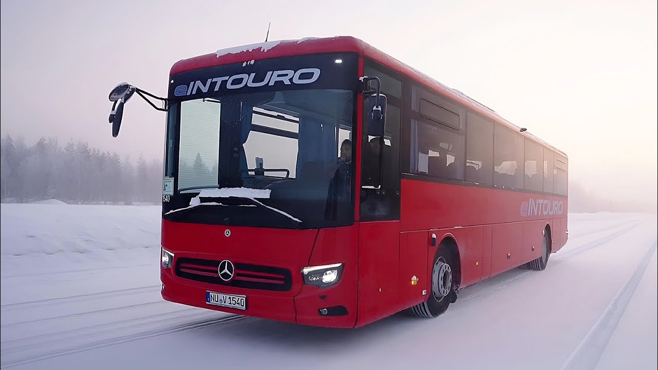 NEW 2025 Mercedes Intouro - Test Driving in SNOW