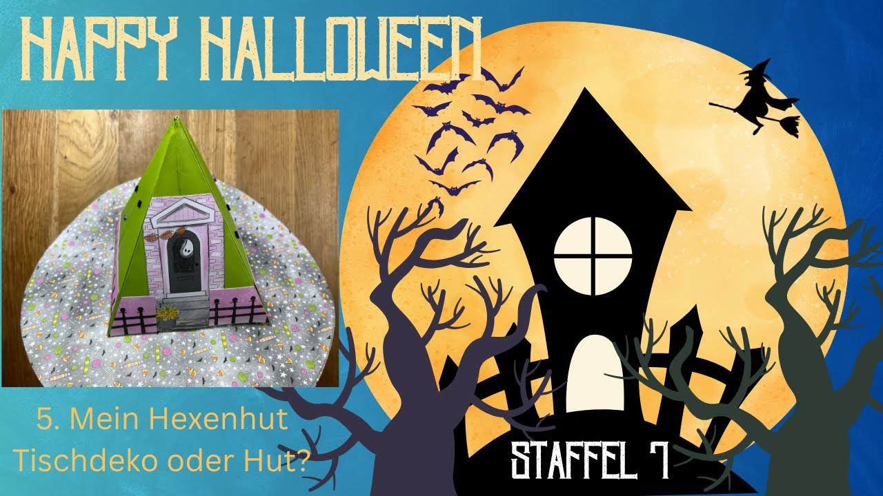 Halloween Staffel 7.5.  Mein Hexenhut - Tischdeko od. Hut? mit Stampin´Up!,