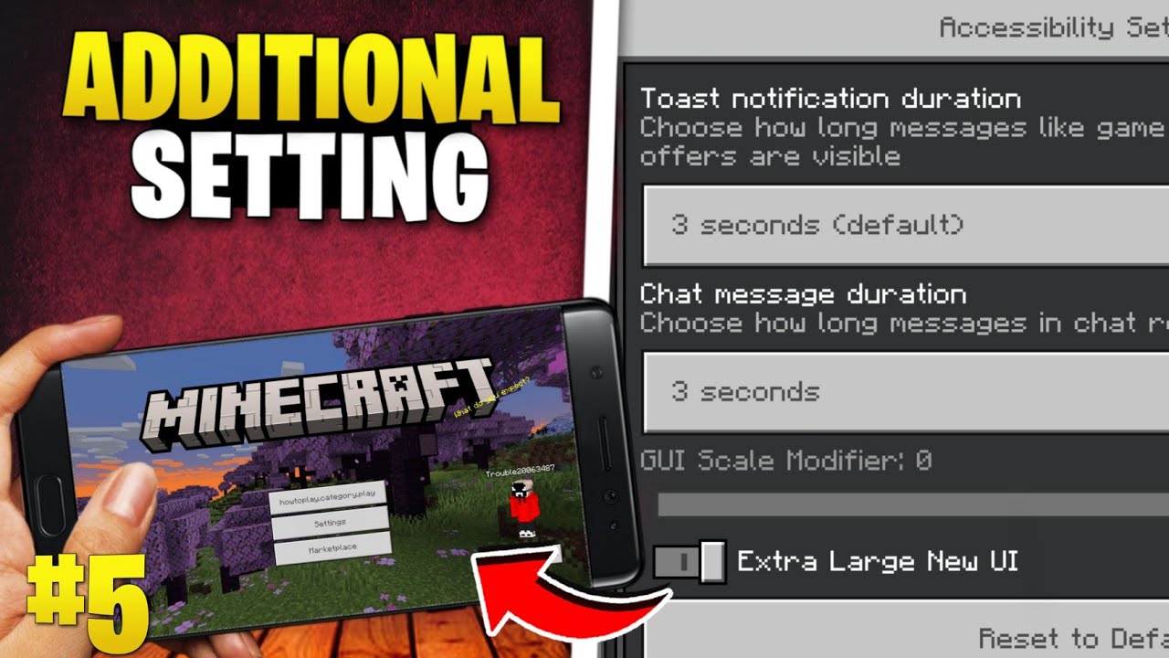 🚀 Minecraft's Ultimate Accessibility Settings! (Part 5) | Best Pro Features & Secret Hacks 🔥🎮