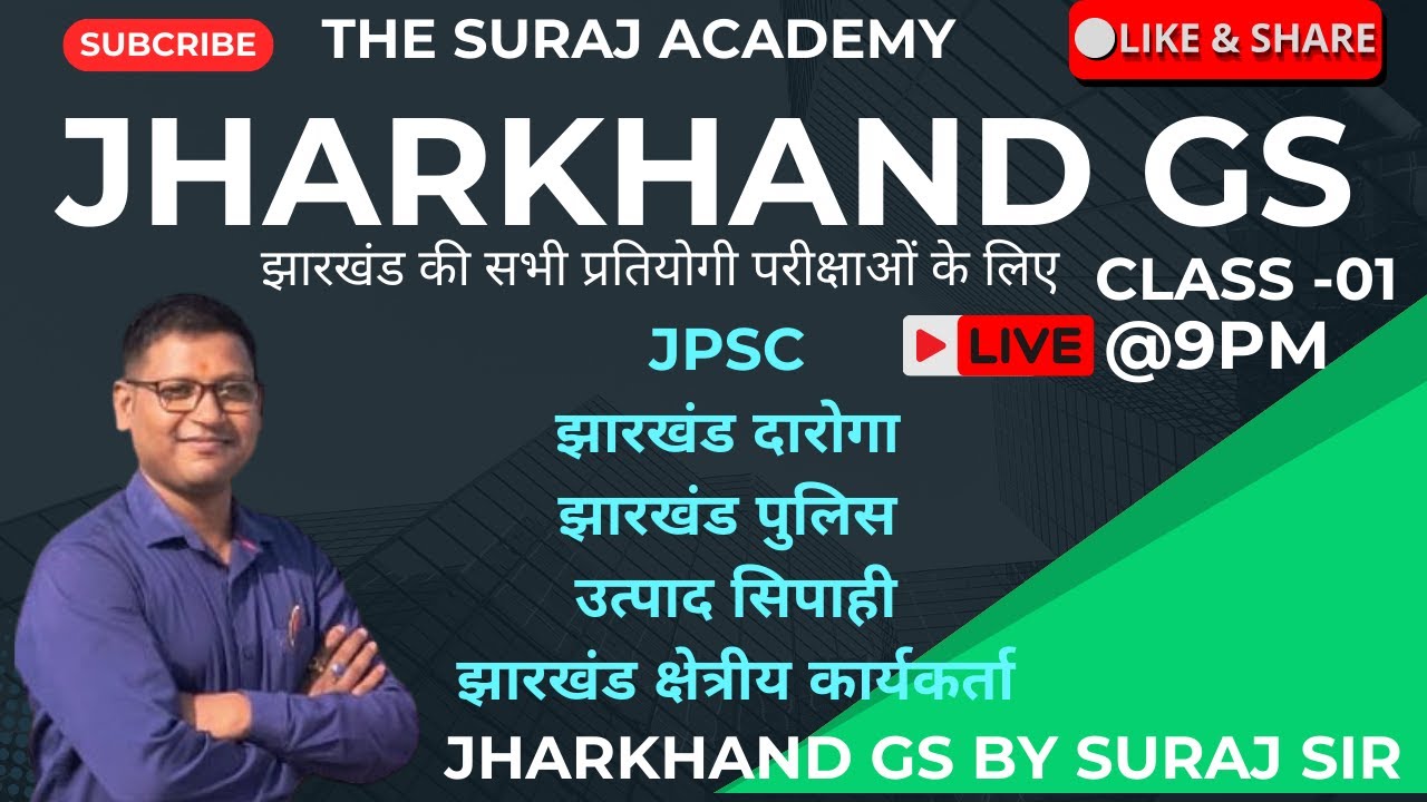 झारखण्ड की मिट्टी MCQ BY SURAJ SIR || 14th JPSC|| JPSC || JSSC|| SOILS OF JHARKHAND||