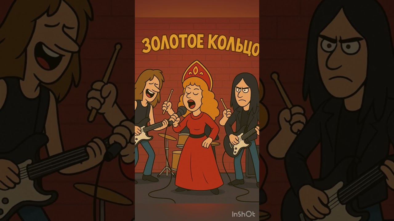 Золотое Кольцо – Широка Река | Метал кавер (AI Metal Cover)