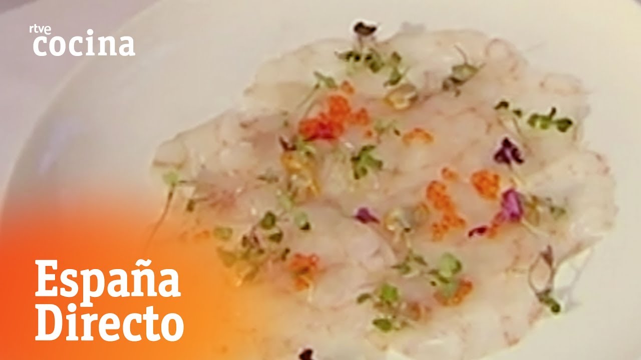 Carpaccio de gambas - España Directo | RTVE Cocina
