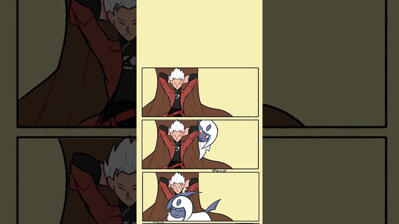 Absol sat on the wrong side again
