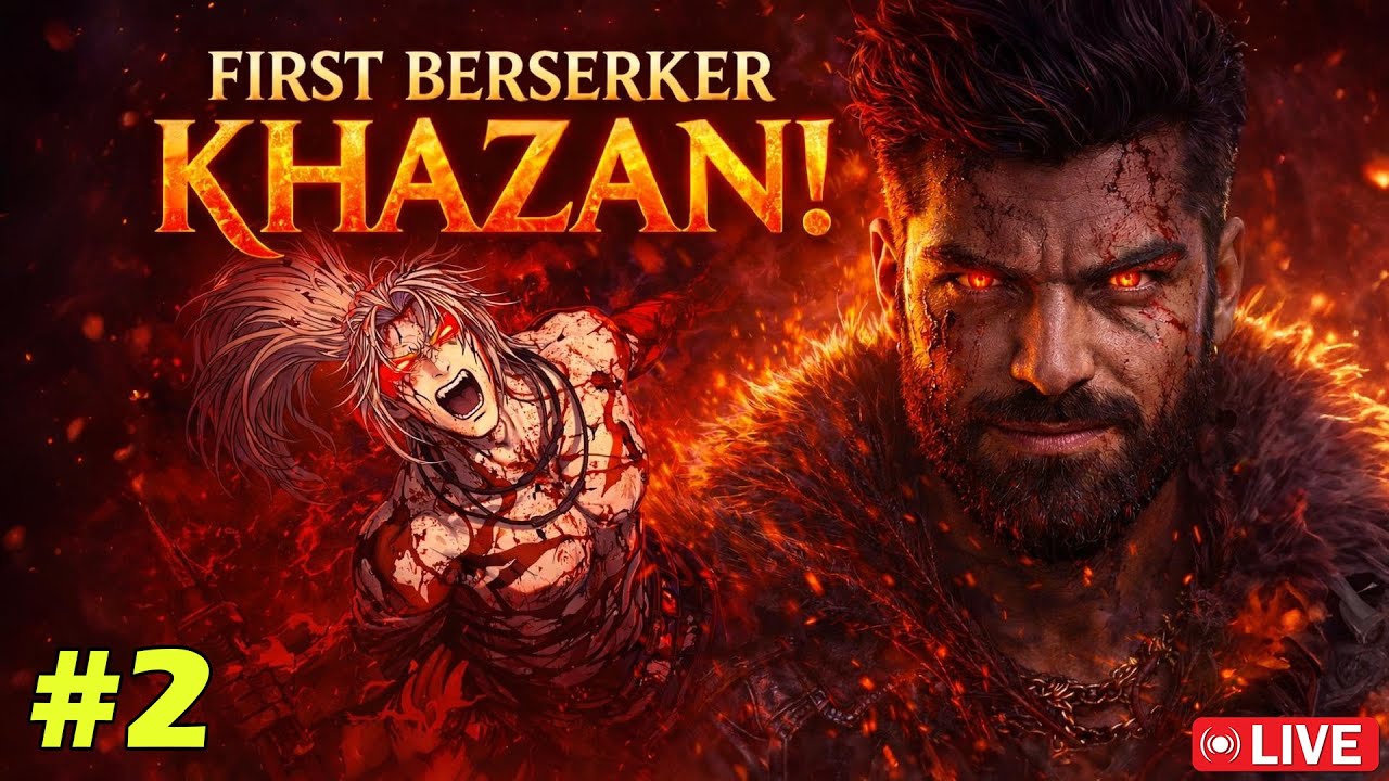 Another Souls Like? | THE FIRST BERSERKER : KHAZAN | Part:2  [LIVE]