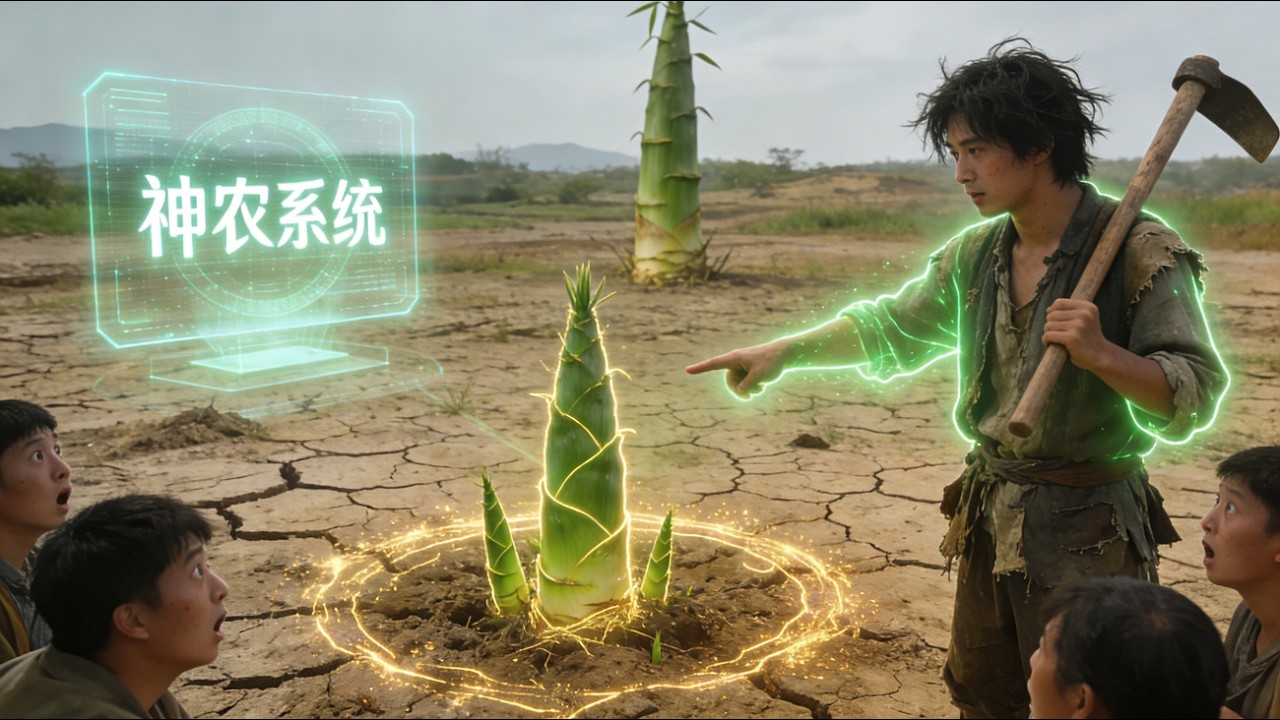 【完結】🔥万物瞬間長大？窮小子用神農種植系統催熟萬物，帶領村民发家致富.....