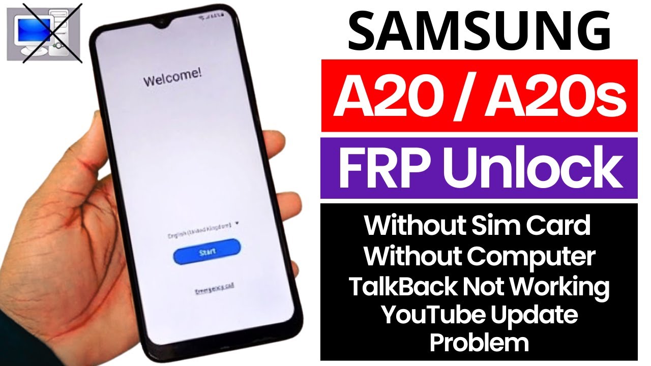 Samsung A20/A20s Frp Bypass/Unlock 2026 | Fix YouTube Update | TalkBack Not Working | Without PC