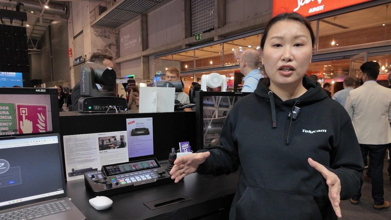 Telycam's Mix One 4K Switcher and PTZ Controller: Live Demo at ISE 2026