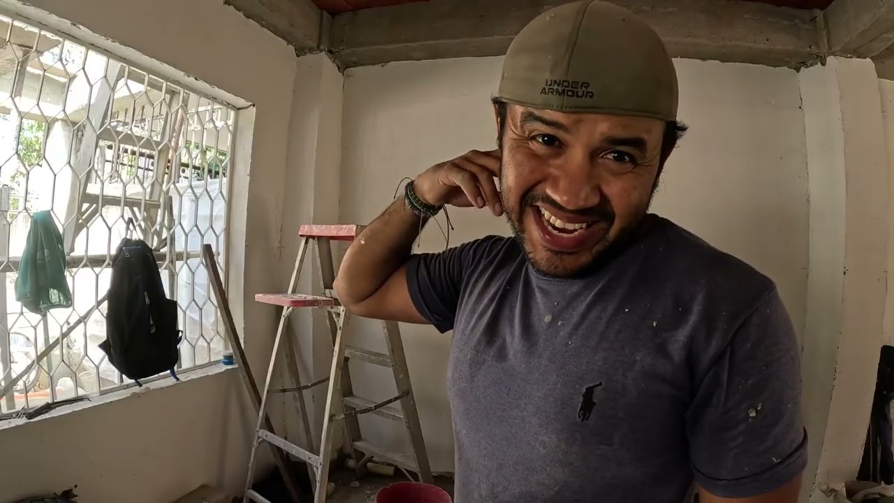 Pasando Niveles para instalación de cielo razo con nivel láser